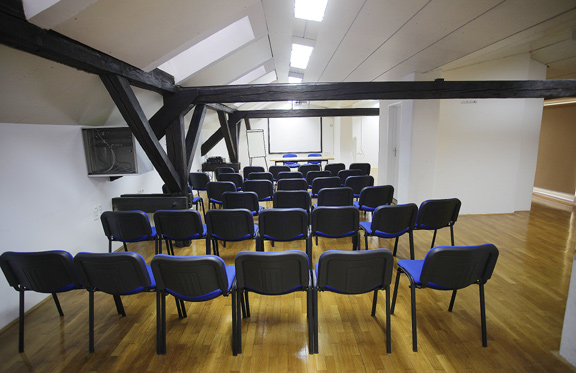 The C5 Hall (the Cepetka Hall) at the 5, Cankarjeva Street run by the Public Fund for Cultural Activities of the Republic of Slovenia.