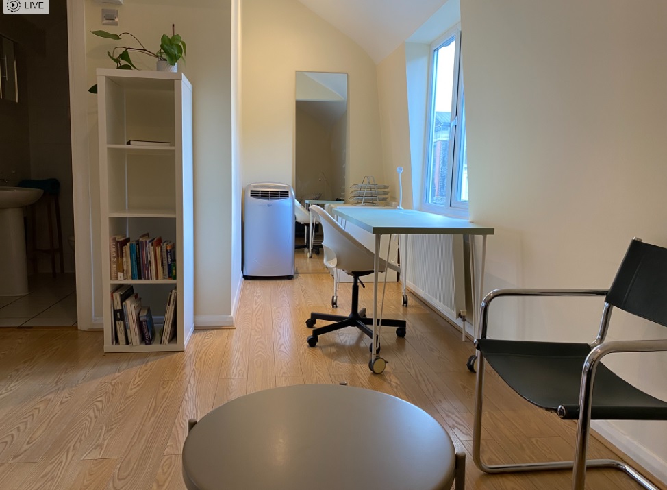 File:Slovene Arts & Culture Residency, London 2023 working space.jpg