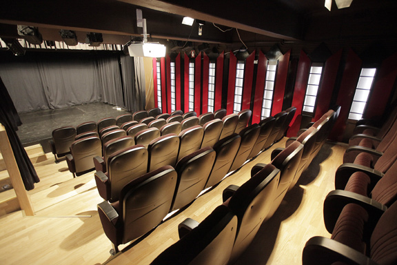 Theatre and video studio at 5, Beethovnova Street, run by Public Fund for Cultural Activities of the Republic of Slovenia.