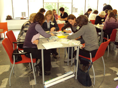 Goethe-Institut Ljubljana, participants of the workshop Popmusik im Deutschunterricht, 2010