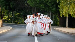 Folklore group <i>Ivan Navratil</i> at <!--LINK'" 0:453--> in 2022. Author: Jani Pavlin