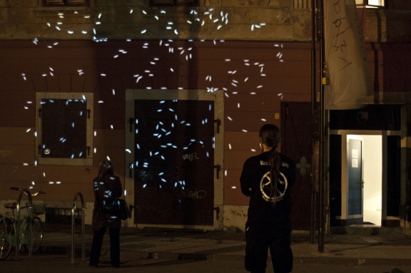 Metascope by Boštjan Čadež, Lighting Guerrilla Festival, 2012