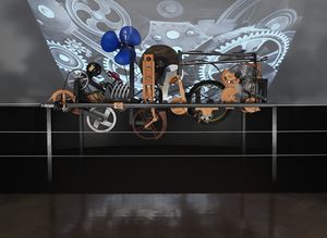 <i>The Wheel &ndash; 5200 Years</i>, an exhibition view. <!--LINK'" 0:97-->, 2013