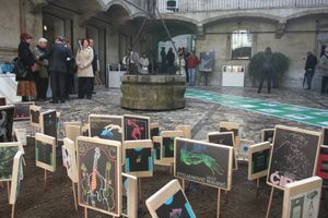 Opening of graphic design exhibition <i>Najboljše iz Vojvodine</i> at the <!--LINK'" 0:240--> in 2008