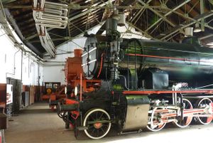 One of the steam locomotives in the  <!--LINK'" 0:606--> collection of vehicles, 2012