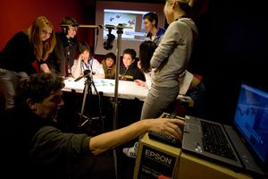 <!--LINK'" 0:107--> animation workshop, over the period of 20 hours young people created an animated film, 2009