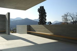 The <i>Farewell Chapel</i> at the Teharje cemetery designed by <!--LINK'" 0:57-->, 2007