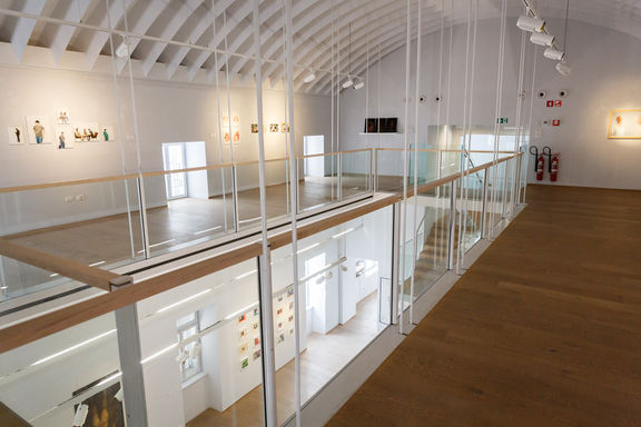 Interior of Piran City Gallery, 2020.