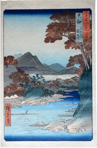 A 19th-century <i>Ukiyo-e</i> woodcut by Andō Hiroshige, Alma Karlin Collection, <!--LINK'" 0:8-->, K 825.