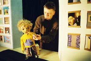 Puppets from performance <i>Balon Velikon</i>, 2002