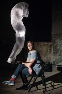 Artist Mike Rijnierse at <!--LINK'" 0:379-->, <!--LINK'" 0:380-->, 2017.
