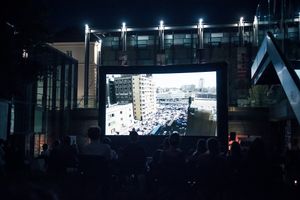 A <!--LINK'" 0:572--> screening at the so-called <!--LINK'" 0:573--> sqaure, 2016