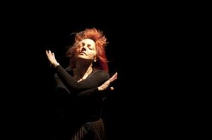 <!--LINK'" 0:134-->, dancer, choreographer, dance pedagogue and artistic director of the <!--LINK'" 0:135--> during a performance
