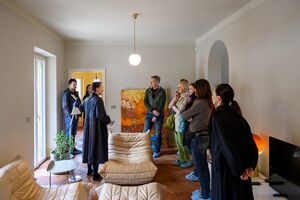 Guided tour of the Podmark Villa in Šempeter pri Gorici, organised by <!--LINK'" 0:74--> 2023. Author: Miran Kambič