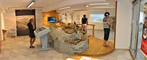 An interactive exhibition set at the <!--LINK'" 0:230--> information centre in Kobarid.