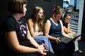 A peer2peer meeting of the DSAF resident Naomi van Niekerk with Slovene animators <!--LINK'" 0:23-->, <!--LINK'" 0:24--> and <!--LINK'" 0:25--> (from left to right). <!--LINK'" 0:26--> Studio, September 2024.