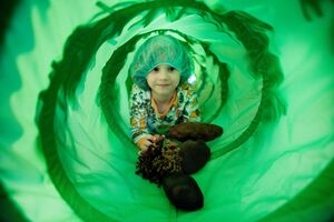 Experimental show <i>Heart and Belly Button</i>, <!--LINK'" 0:70-->, 2015.