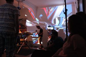 <!--LINK'" 0:467--> & <!--LINK'" 0:468--> performing at the 'Beli šum' concert series at <!--LINK'" 0:469-->, 2016