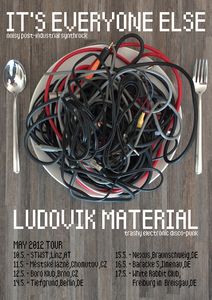 Poster for <!--LINK'" 0:121--> European Tour, designed by Lucijan Prelog, 2012