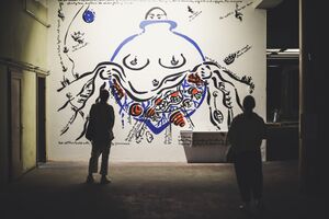 Opening of the exhibition <i>A Letter to the Future</i> at the former MTT textile factory in Maribor, 8th <!--LINK'" 0:46--> 2021.