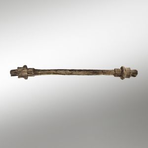 The oldest wheel with an axle found at the Ljubljana Marshes (20 km south of Ljubljana) in 2002. The axle made of oak wood is 120 cm long. <!--LINK'" 0:89-->, 2013