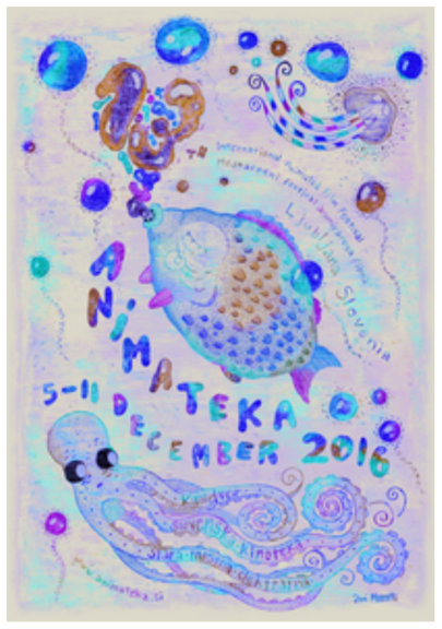 Animateka International Animated Film Festival poster, 2016.