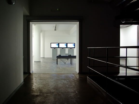 The New gallery DDT [Nova galerija DDT] opened its doors in 2010 as a part of the Delavski dom Trbovlje Cultural Centre. It is comprised of two spaces, one being the standard gallery white cube, and the other retaining the original, industrial look of the former boiler room.