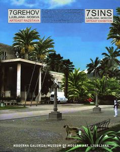 <i>7 sins - Ljubljana – Moscow</i> exhibition catalogue cover, <!--LINK'" 0:157-->, 2004