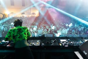 <i>Diskoloka</i> and DJ Dr. Rubinstein, <!--LINK'" 0:31--> 2023. Author: Anja Strojan