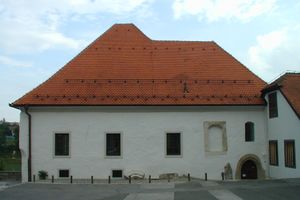 The north view of the Maribor synagogue originating from the end of the 13th century, remodelled several times. A thorough reconstruction took place during the 1990s. Run by the <!--LINK'" 0:63-->.