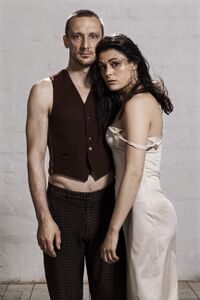 Pascal Rambert's play <i>Love's End</i> directed by <!--LINK'" 0:832--> featuring <!--LINK'" 0:833--> and <!--LINK'" 0:834-->, <!--LINK'" 0:835-->, 2013.