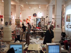 David Carson's <i>Paganini of Typography</i>, a creative workshop/exhibition in the <!--LINK'" 0:193-->, <!--LINK'" 0:194-->, Maribor 2002