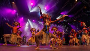 Brazilian folklore group at <!--LINK'" 0:37--> in 2022. Author: Jani Pavlin