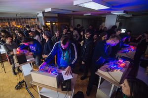 For the <!--LINK'" 0:287-->'s closing night, MoTA opened its new space to the public with the Sonic Pavillion exhibition, 2016.