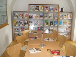 <!--LINK'" 0:85--> reading room and magazine collection, 2008