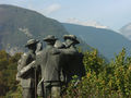 Triglav National Park 2008 Monument to four courageous men Ribcev Laz Photo Martin Geisler.jpg