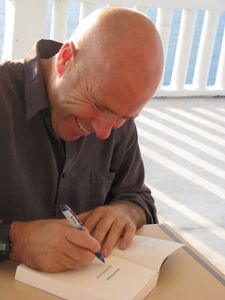 Guest author, Australian writer Richard Flanagan in Trieste, <!--LINK'" 0:78-->, 2010