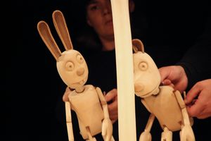 <i>Ti loviš</i> [You Catch] written by <!--LINK'" 0:1297--> and directed by <!--LINK'" 0:1298-->, who created the puppets and set design. Produced by <!--LINK'" 0:1299--> and <!--LINK'" 0:1300--> in 2012.