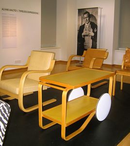<i>Timeless Expressions</i>, exhibition by Finnish architect Alvar Aalto, held at <!--LINK'" 0:322-->, 2010