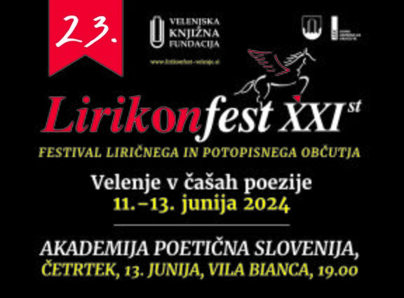 Poster for the 23rd Lirikonfest, 2024.