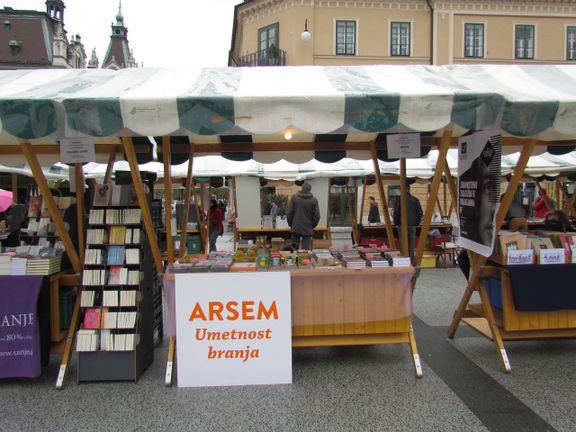 Arsem Agency stand at the Slovene Book Days, Ljubljana, 2012