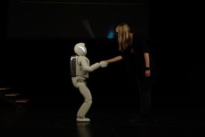 Asimo by Honda, supposedly the world's most advanced humanoid robot, hosted by the <!--LINK'" 0:358-->, 2014