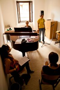 Vocals workshop at Novo mesto music school, <!--LINK'" 0:1407-->, 2009.