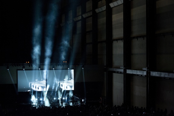 Laibach performing at Tate Modern's Turbine Hall, London, 2012