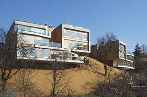 The <i>Rock Villas</i> apartment building in Celje, designed by <!--LINK'" 0:54-->, 2006 - 2008