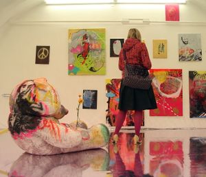 <i>In Good We Trust</i>, an exhibition by <!--LINK'" 0:215--> at the <!--LINK'" 0:216--> former space, 2008