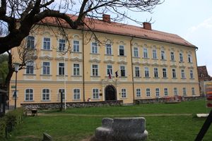 The main building of the <!--LINK'" 0:78--> in Ljubljana, <i>Gruber Palace</i>