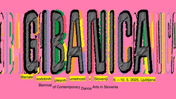 File:Gibanica (Moving Cake) Biennial of Slovenian Contemporary Dance Art 2025 poster.jpg