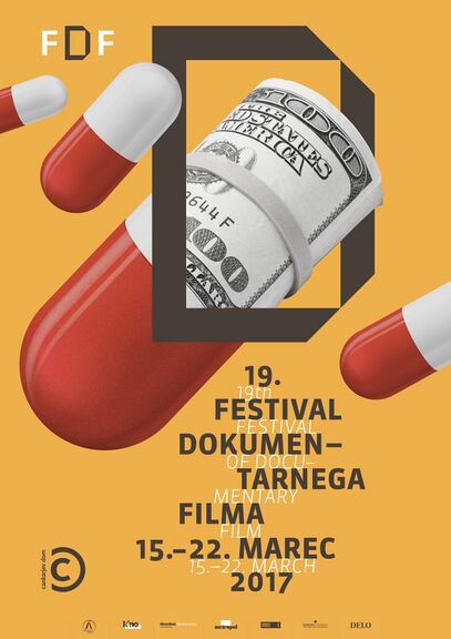 Poster for the 19th Ljubljana Documentary Film Festival in 2017.