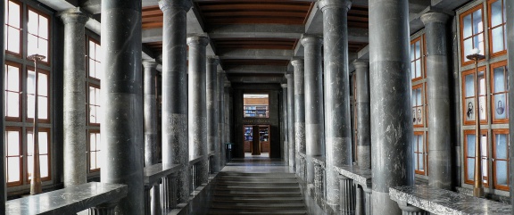 Main Entrance Staircase of the National and University Library by Jože Plečnik, 2009